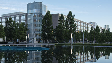 Cleveland Clinic JJ South Building with Fountain